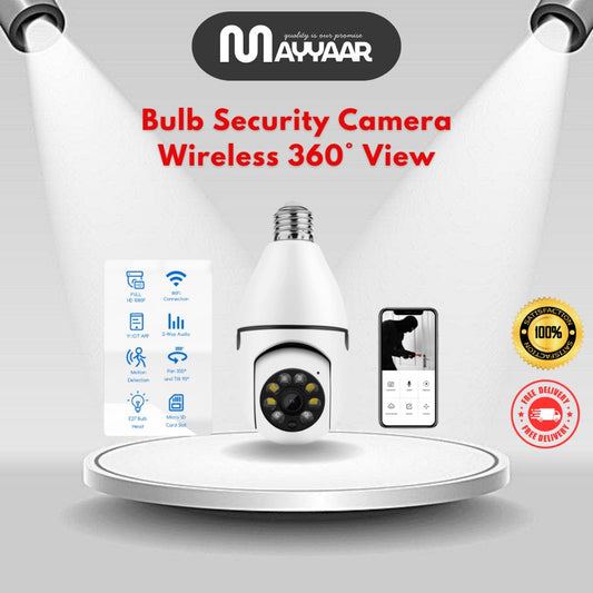 BULB SECURITY CAMERA 360 DEGREE| 100% GENUINE