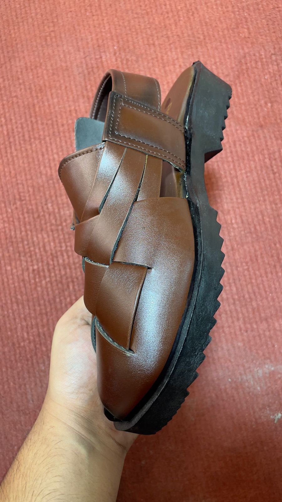 BADSHAHI PURE CHINA LEATHER KHERI| 100% HANDMADE