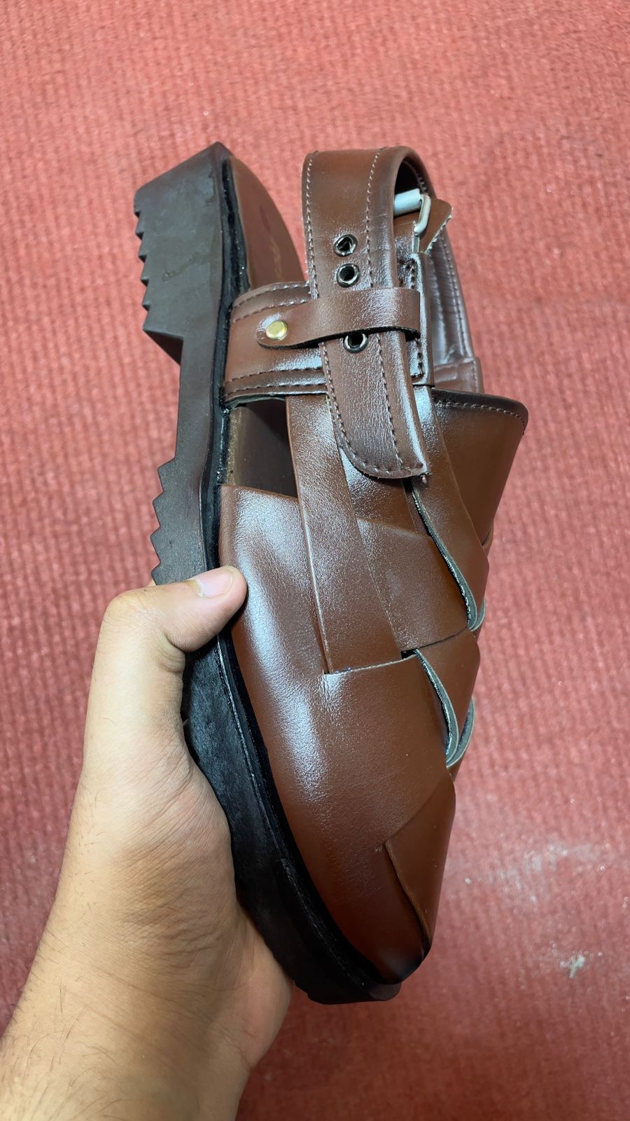 BADSHAHI PURE CHINA LEATHER KHERI| 100% HANDMADE