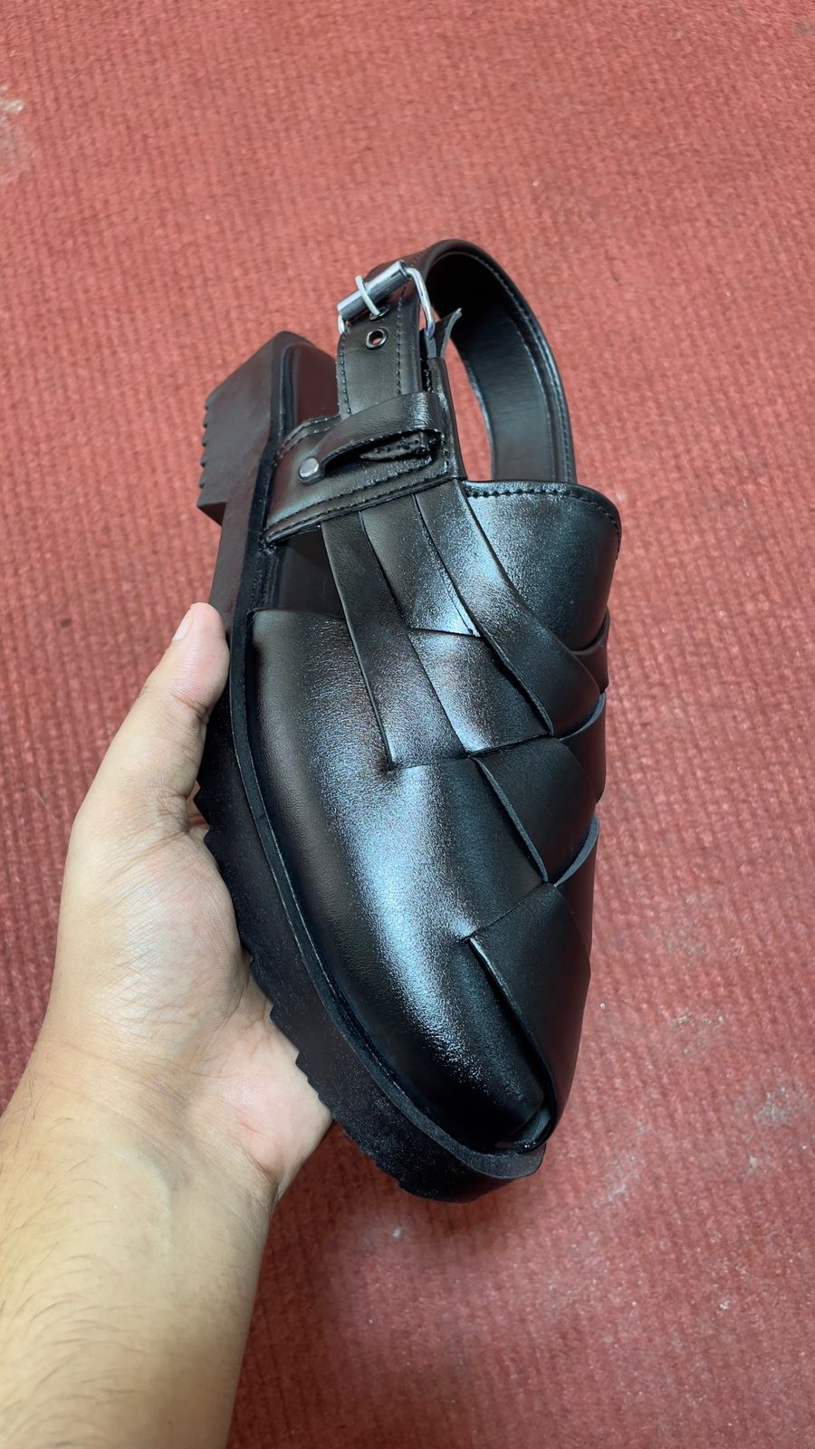 BADSHAHI PURE CHINA LEATHER KHERI| 100% HANDMADE